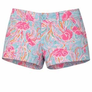 Lilly Pulitzer The Walsh Short Jellies Be Jammin Size 0 NWOT